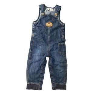 Koala Kids Unique Bear Denim Overalls Size 18 Months